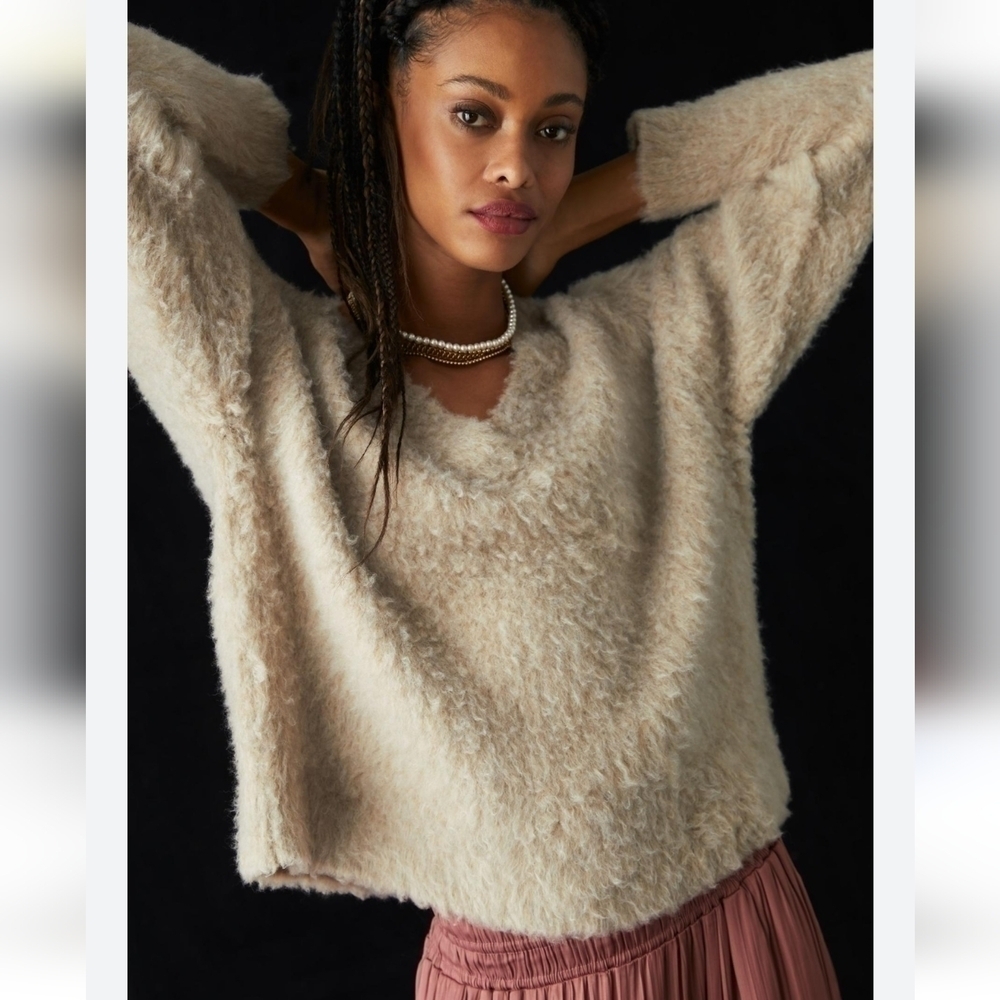Kerisma Taupe Oversized Long Sleeve Sweater S/M
